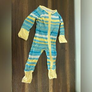 Little Sleepies Garden Stripe Zippy